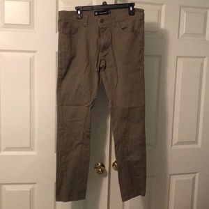 Dark tan khaki pants